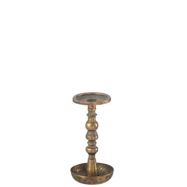 CANDLE HOLDER JERE METAL GOLD