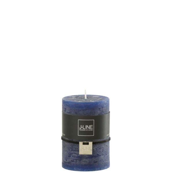 CYLINDER CANDLE DARK BLUE MEDIUM 39H