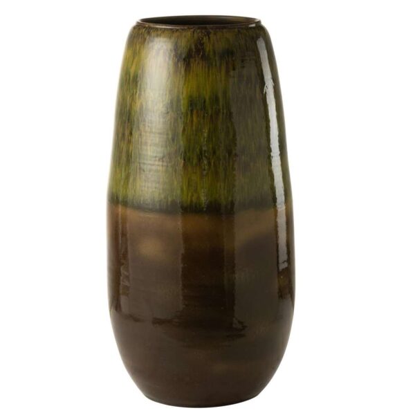 VASE OLIVE CERAMIC GREEN LARGE