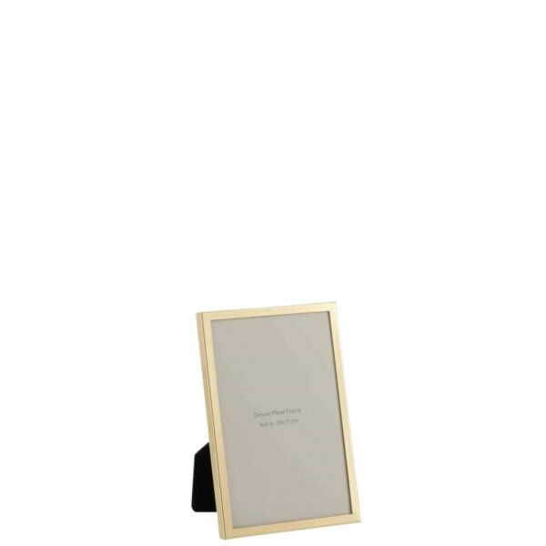 PHOTO FRAME FINE BORDER 10X15 METAL GOLD SMALL
