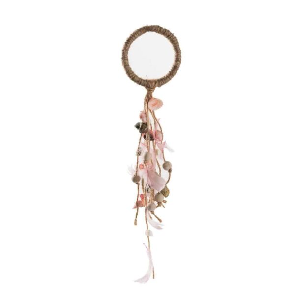 HANGER SHELL/FEATHERS PEACH SMALL