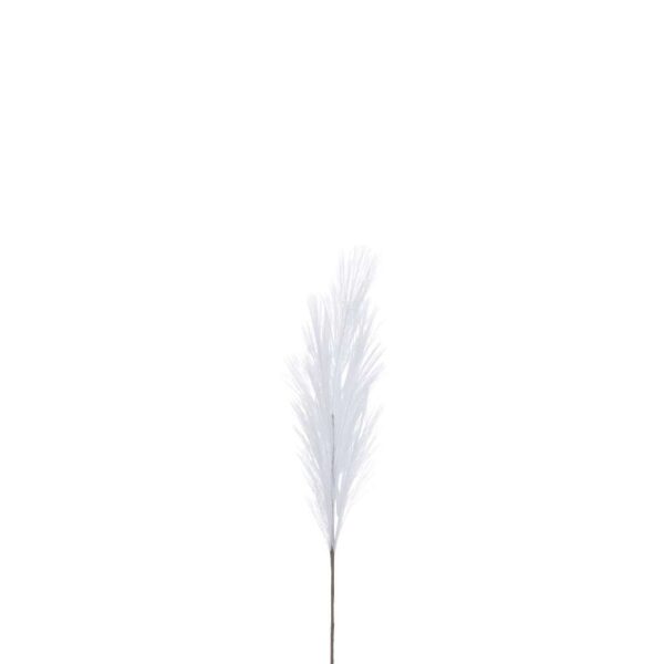 BRANCH PLUMEAU PLASTIC WHITE SMALL