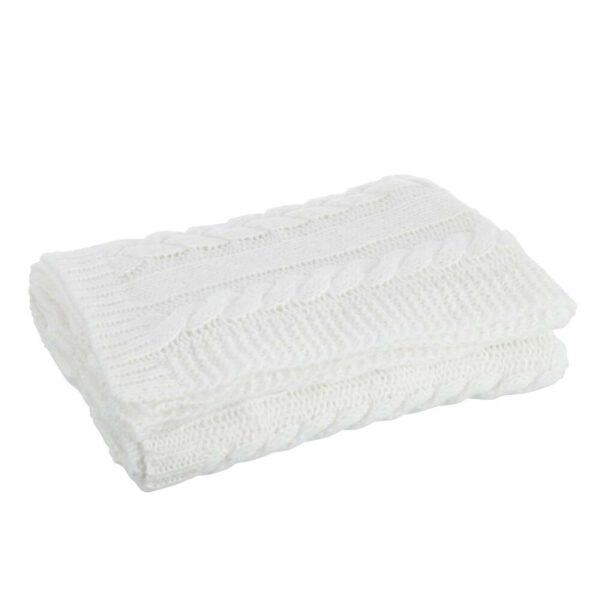 PLAID TWIST POLYESTER WHITE