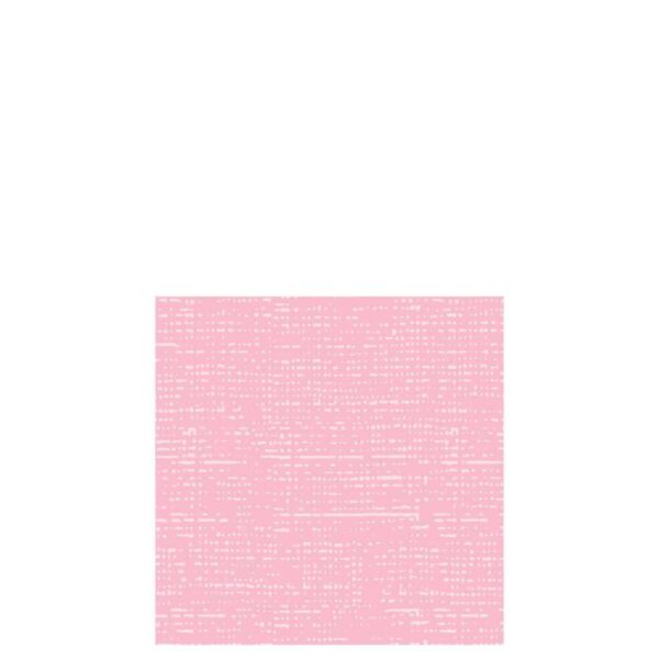 PACK 16 NAPKINS TEXTTILE TOUCH PAPER LIGHT PINK SMALL