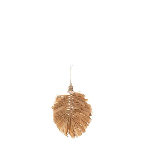 HANGER LEAF RAFFIA NATURAL