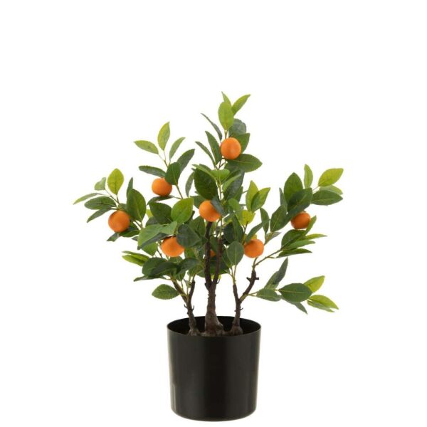 ORANGE TREE IN POT ARTIFICIAL ORANGE/GREEN SMALL