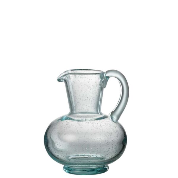 CARAFE BALL GLASS LIGHT BLUE
