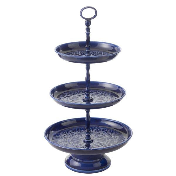 CAKE TRAY PAG IRON BLUE