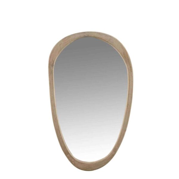 MIRROR IRREGULAR MANGO WOOD LARGE