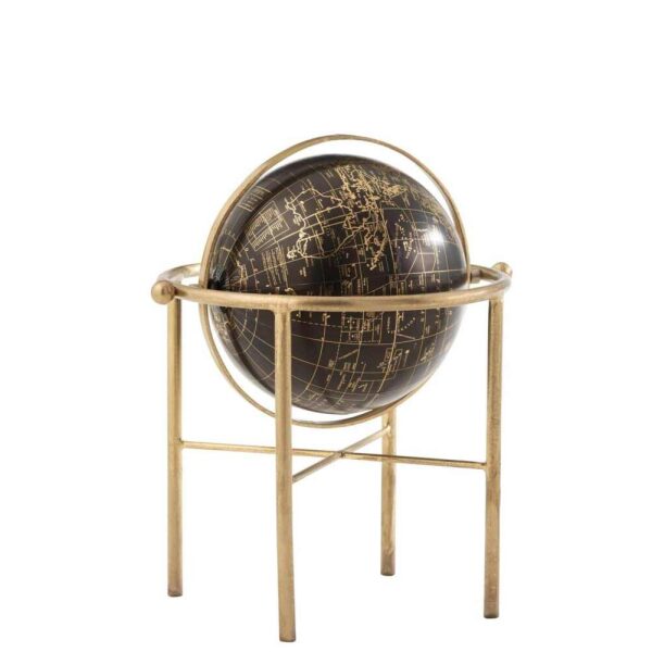 GLOBE VINTAGE IRON/PLASTIC GOLD/BLACK LARGE