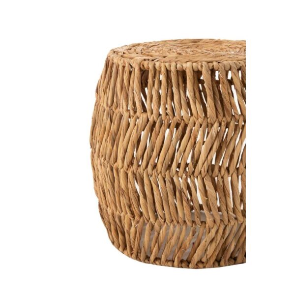 STOOL MAURICE ROUND WATER HYACINTH NATURAL - Bilde 2