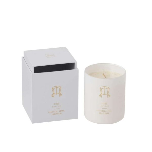 SCENTED CANDLE ASTRO  VIRGO WHITE-50H