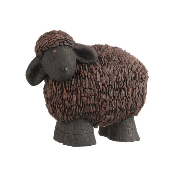 SHEEP  POLY BLACK/BROWN  L