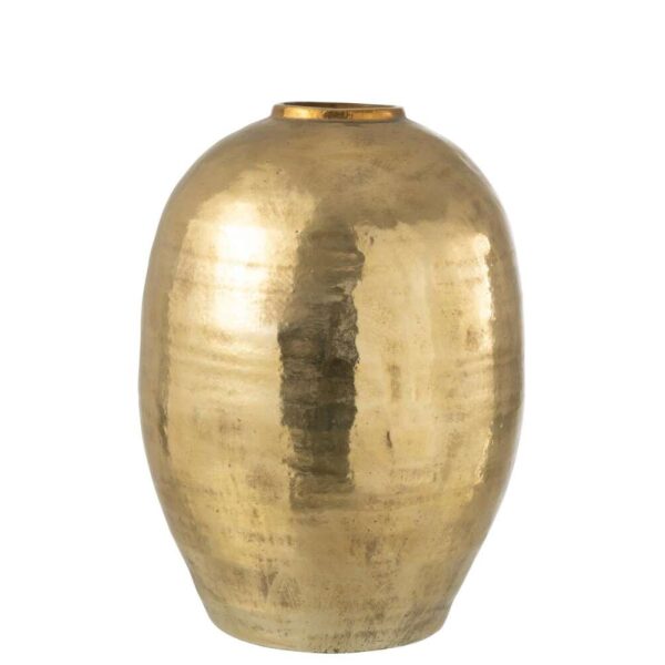 VASE ARYA METAL GOLD LARGE