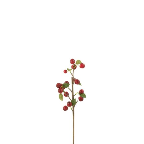 BRANCH BERRIES THICK PLASTIC RED/GREEN SMALL