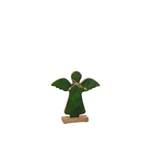 ANGEL ON FOOT VARNISHED GREEN MEDIUM