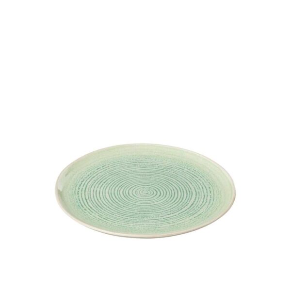 PLATE LARA PORCELAIN GREEN SMALL