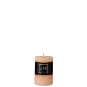 CYLINDER CANDLE  PEACH  S 18H