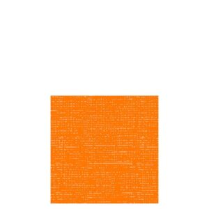 PACK 16 NAPKINS TEXTTILE TOUCH PAPER ORANGE SMALL