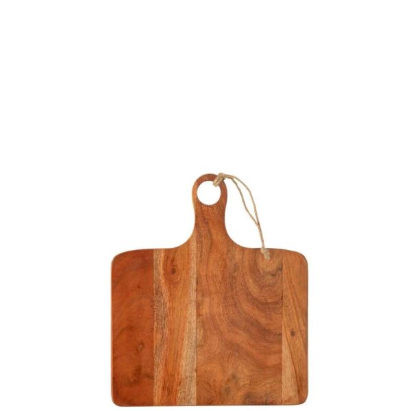PLANK RECTANGLE MANGO WOOD DARK NATURAL SMALL