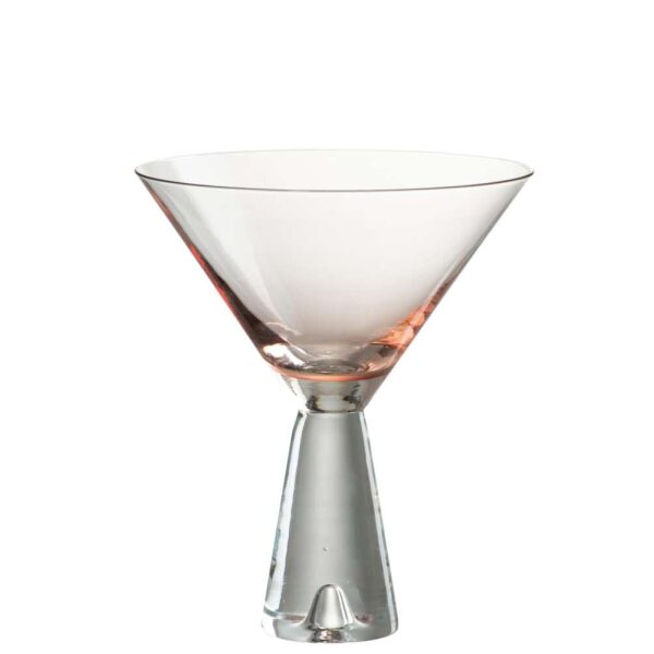 COCKTAIL GLASS LEWIS GLASS TRANSPARENT/ORANGE