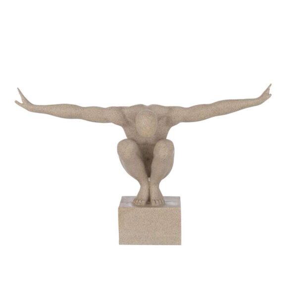 SPORTSMAN ON BASE MARBLE POLY SAND LARGE