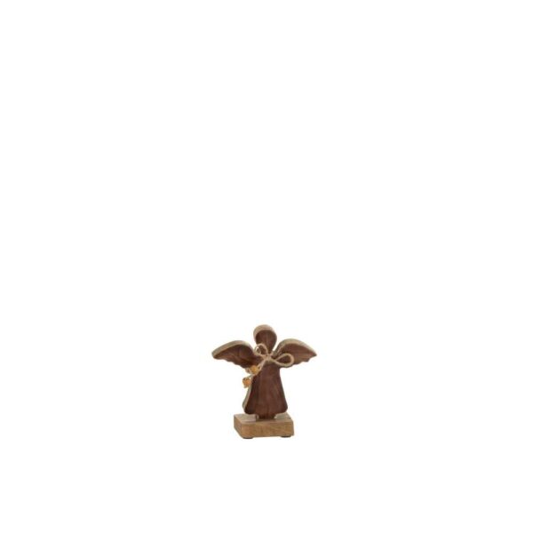 ANGEL ON FOOT VARNISHED BROWN SMALL