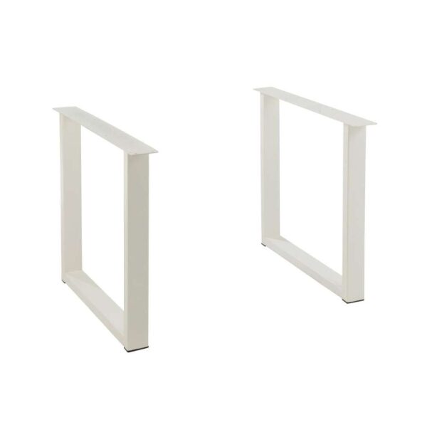 TABLE LEGS RECTANGLE STEEL WHITE