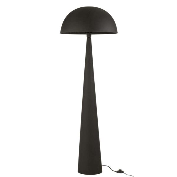 LAMP MUSHROOM METAL MATT BLACK