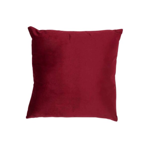 CUSHION SQUARE VELVET RED