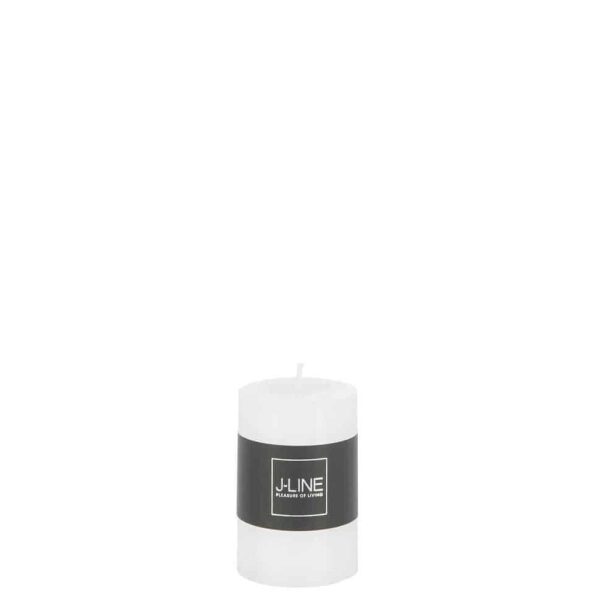 CYL. CANDLE WHITE S18H