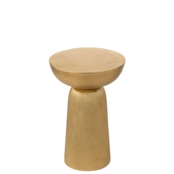 TABLE D'APPOINT LOUANE ALUMINIUM OR