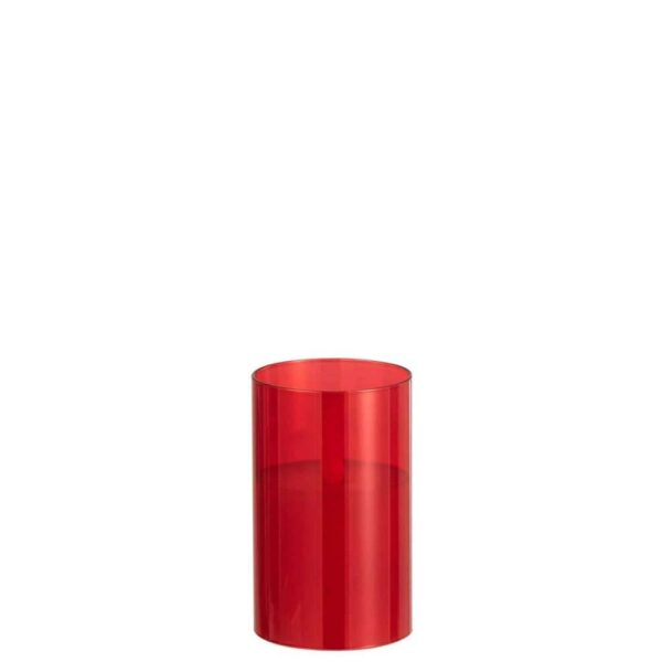 LEDLAMP SHINING GLASS RED SMALL