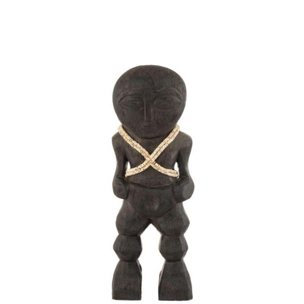 FIGURE TAKWIMU MANGO WOOD BLACK SMALL