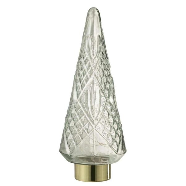 XMAS TREE LED GLASS TRANSPARENT LARGE