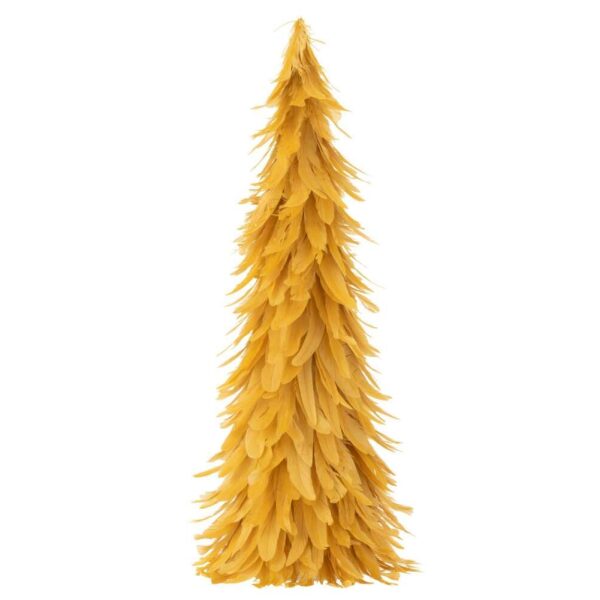 CONE DECO FEATHERS YELLOW