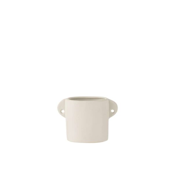 POT RENAISSANCE CERAMIC WHITE