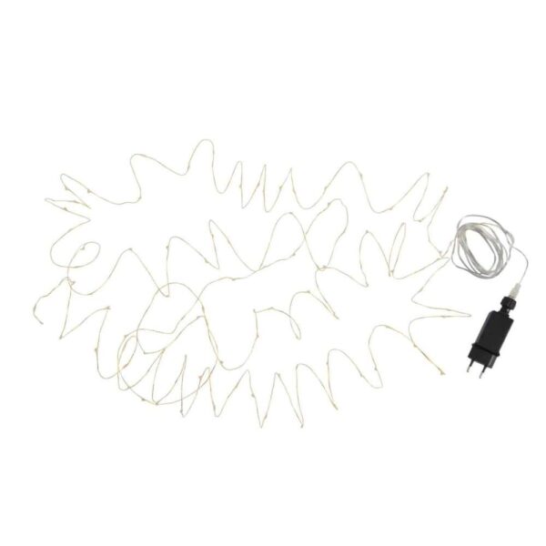 CHRISTMAS LIGHTS WIRE 9M GOLD 90LED WARM WHITE