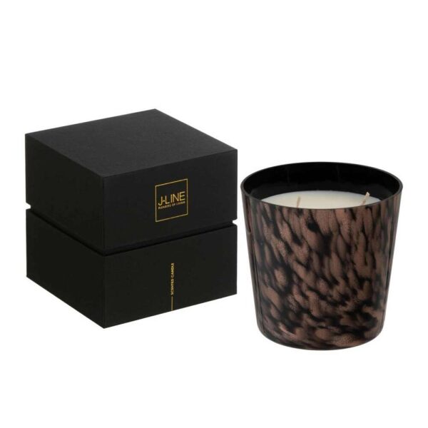 SCENTED CANDLE NOA SANDALWOOD BLACK/GOLD SMALL-50H
