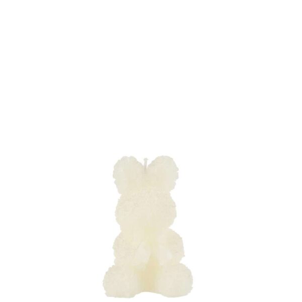 CANDLE RABBIT WHITE SMALL-8H