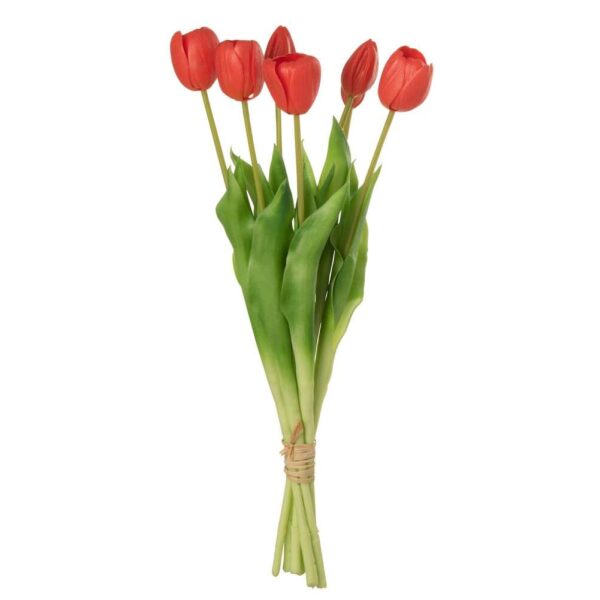 BOUQUET TULIPS 7PIECES PU CORAL PINK LARGE
