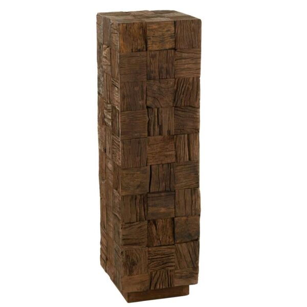 PILLAR WOOD NATURAL LARGE
