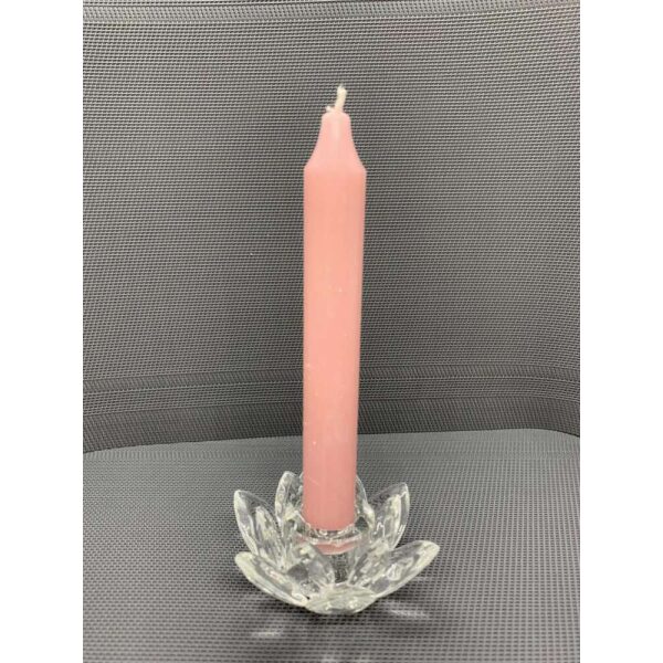 Lysestake til kronlys i Krystall - 9X4Cm