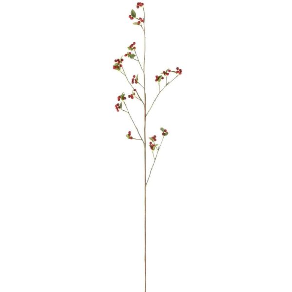BRANCH BERRIES FINE PLASTIC RED/GREEN MEDIUM