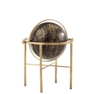 GLOBE VINTAGE IRON/PLASTIC GOLD/BLACK LARGE