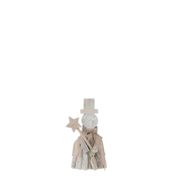 FIGURE+STAR WINTER WOOD WHITE SMALL