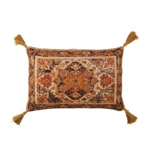 CUSHION VINTAGE POLYESTER RECTANGLE MIX