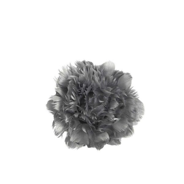 BAUBLE DECO LOOSE FEATHERS SILVER