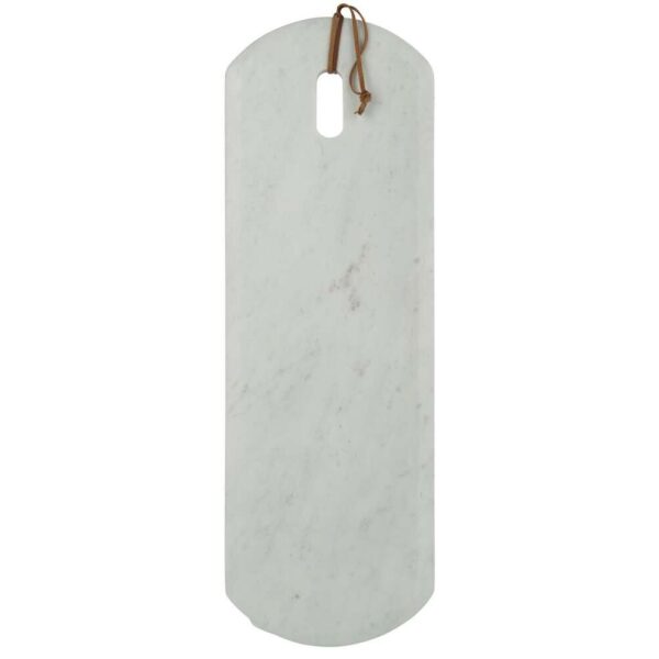 PLANK RECTANGLE MARBLE WHITE LARGE