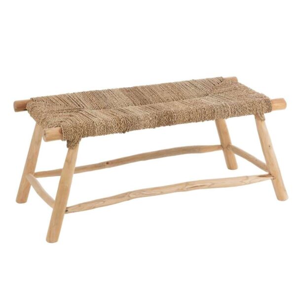 BENCH TIMO GRASS/TEAK WOOD NATURAL